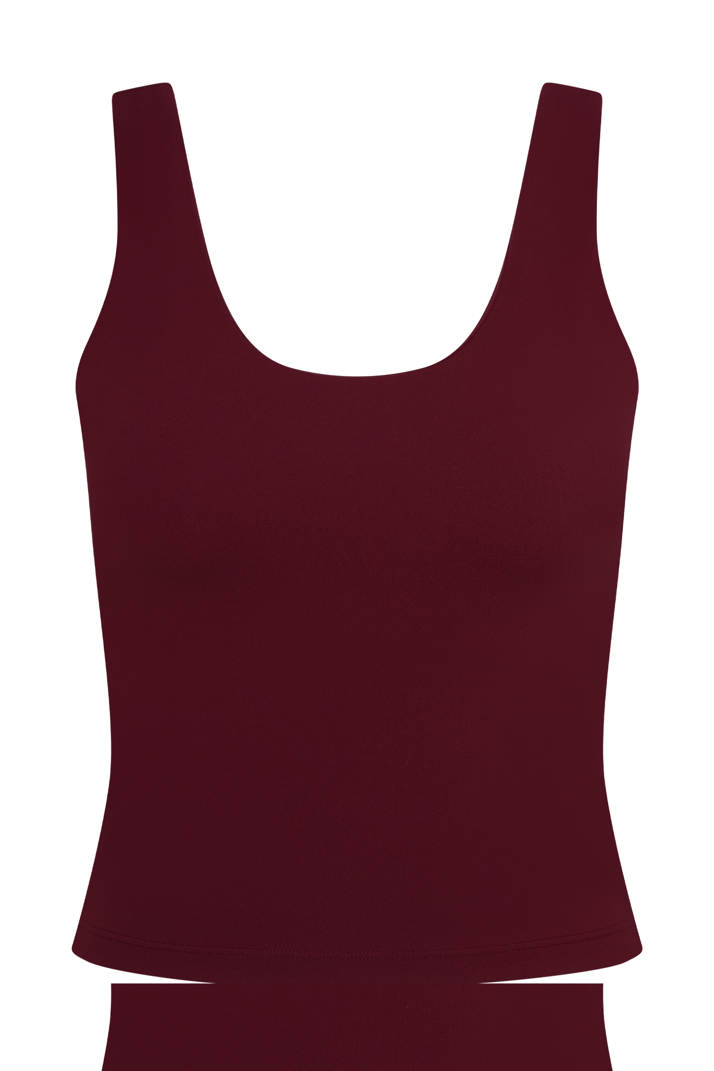 Alexandra Yoga Top - Burgundy