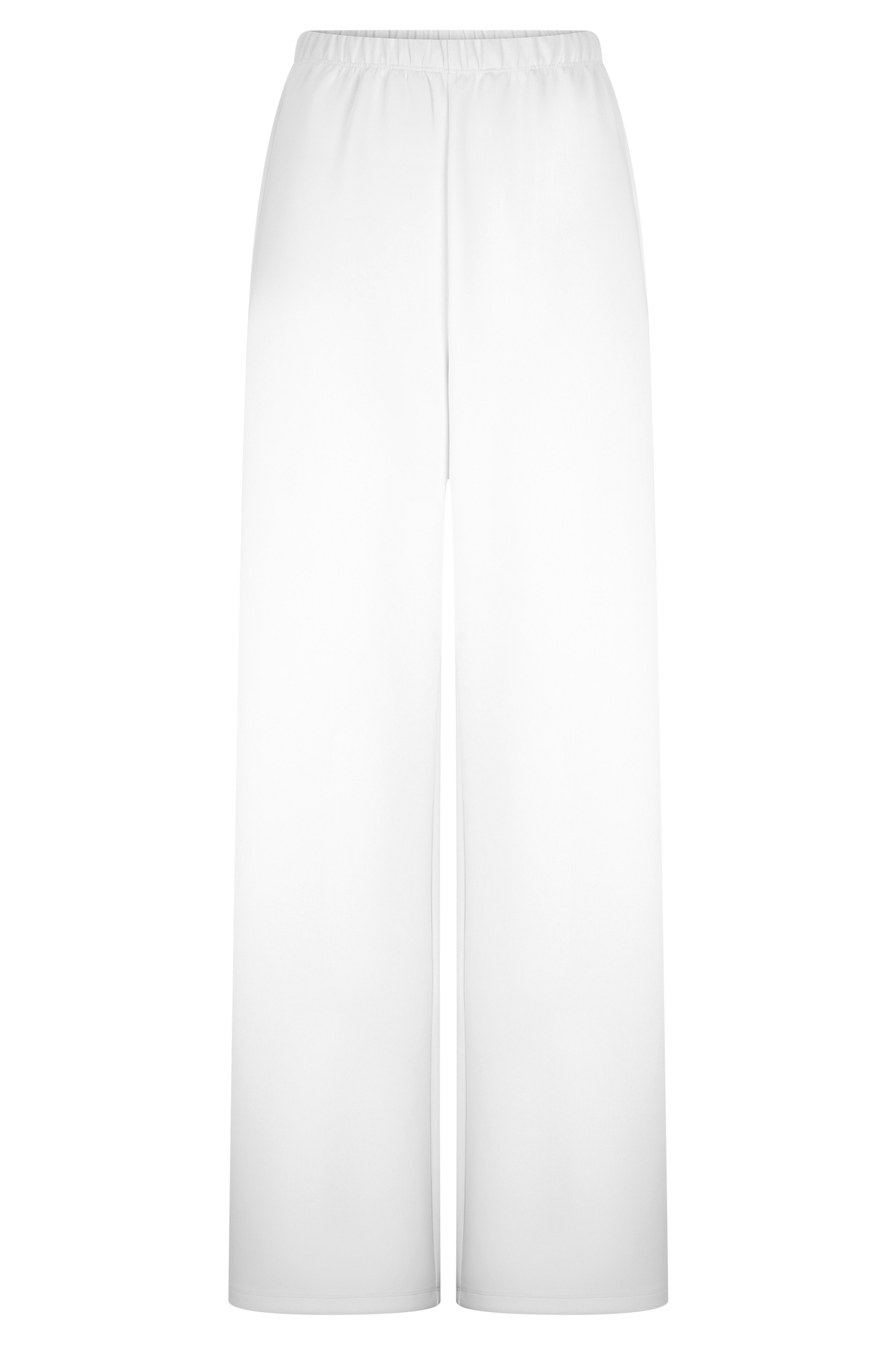 Janayia Cotton Wide Leg Pants - White